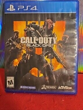 -081526 Activision Call of Duty Black Ops 4 PS4 One Size Blue Excellent Video G